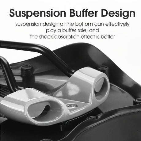 Mountain Bike Saddle Bike Parts Mountain Biking Ergonomic Bike Seat Durable - Black - Size L