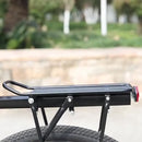 Bicycle Rear Rack Bag Expandable Bike Bag 27L Bike Storage Cycling Accessories - Blue - Size L