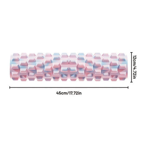 Pink foam roller, muscle recovery, fitness accessory, deep tissue massage, post-workout relief, textured foam roller, Australia