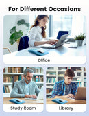 Blue Vaydeer Ergonomic Mouse Pad with Cushioned Wrist Rest and Smooth Tracking Surface