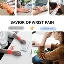 Black ergonomic wrist rest, keyboard wrist support, comfortable typing, wrist cushion, office ergonomics, Australian workspace, carpal tunnel prevention, plush wrist pad