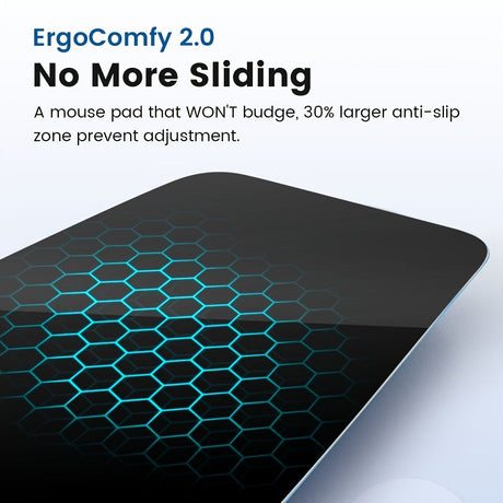Black ergonomic mouse pad, Vaydeer, mouse accessories, computer accessories, wrist rest mouse pad, smooth tracking mouse pad, Australia office supplies, gaming mouse pad