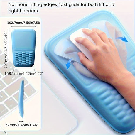 Black ergonomic mouse pad, Vaydeer, mouse accessories, computer accessories, wrist rest mouse pad, smooth tracking mouse pad, Australia office supplies, gaming mouse pad