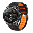 men's smart watch, HT37, GPS positioning, Bluetooth call, heart-rate monitoring, outdoor sports watch, Australian men's fashion, fitness watch - Blue - Size L