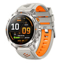 men's smart watch, HT37, GPS positioning, Bluetooth call, heart-rate monitoring, outdoor sports watch, Australian men's fashion, fitness watch - Blue - Size L