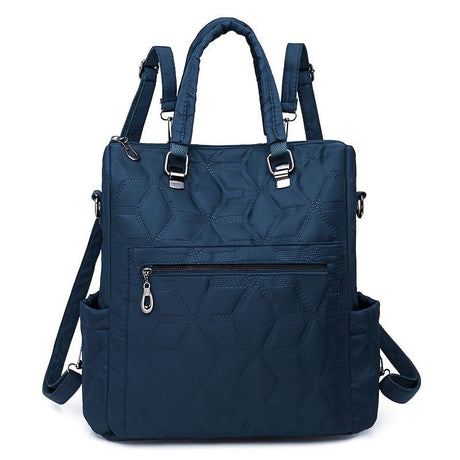 Fashionable Backpack Dual Strap Backpack Travel Backpack Daily Use Backpack - Blue - Size 36-34-14