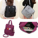 Fashionable Backpack Dual Strap Backpack Travel Backpack Daily Use Backpack - Blue - Size 36-34-14