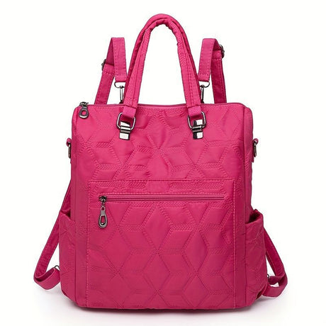 Fashionable Backpack Dual Strap Backpack Travel Backpack Daily Use Backpack - Rose - Size 36-34-14