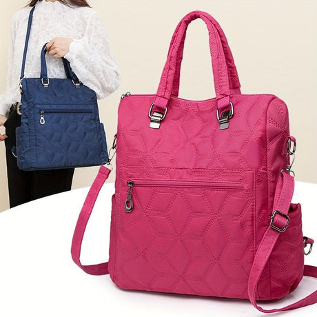 Fashionable Backpack Dual Strap Backpack Travel Backpack Daily Use Backpack - Rose - Size 36-34-14
