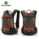 Cycling Backpack Biking Backpack West Biking High-Quality Backpack Organized - Black - Size L