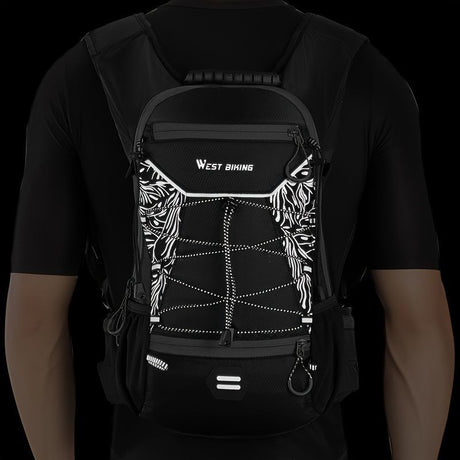 Cycling Backpack Biking Backpack West Biking High-Quality Backpack Organized - Orange - Size L