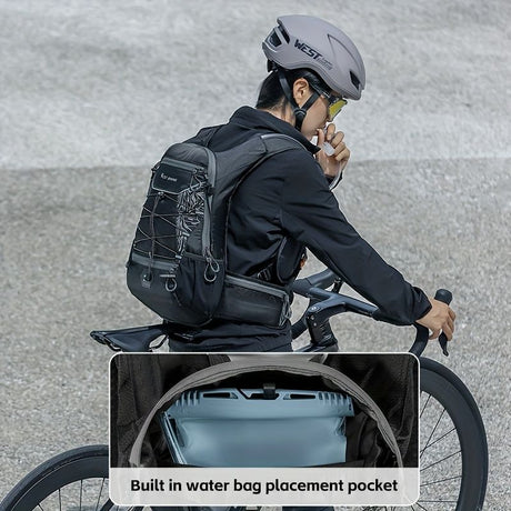 Cycling Backpack Biking Backpack West Biking High-Quality Backpack Organized - Orange - Size L