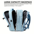 Expansion Backpack Travel Backpack Expandable Storage Multiple Compartments - Beige - Size L