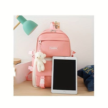 Travel Backpack Backpack Set Fashionable Backpack Colorful Backpack Travel - Blue - Size L