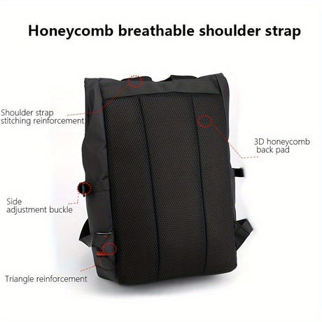 Travel Backpack Modern Backpack Stylish Backpack Spacious Backpack Comfortable - Black - Size L