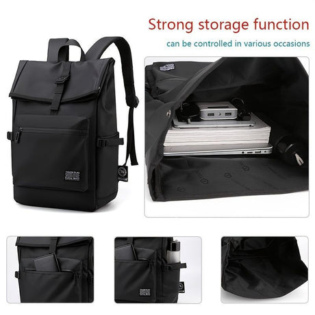 Travel Backpack Modern Backpack Stylish Backpack Spacious Backpack Comfortable - Black - Size L