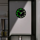 Black Glow In The Dark Wall Clock Silent Wall Clock Australia Modern Home Decor Clock