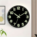Black Glow In The Dark Wall Clock Silent Wall Clock Australia Modern Home Decor Clock