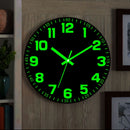 Black Glow In The Dark Wall Clock Silent Wall Clock Australia Modern Home Decor Clock