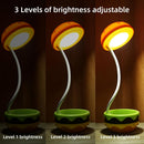 Orange Burger-Shaped Night Light Rechargeable Night Light Touch Switch Night Light 3
