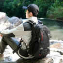 Hiking Backpack 35L Backpack Travel Backpack Outdoor Backpack Royal Mountain - Black - Size M
