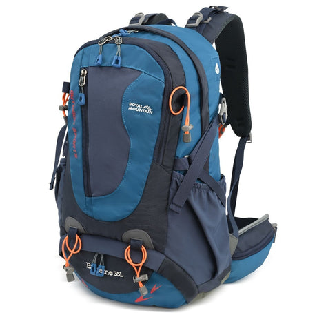 Hiking Backpack 35L Backpack Travel Backpack Outdoor Backpack Royal Mountain - Orange - Size M