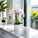 Artificial Phalaenopsis Touch-Sensitive Artificial Plant Moisturizing - Purple - Size 50-11-11