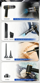 2000mAh wireless high suction dual-purpose car vacuum cleaner for suction and blowing
