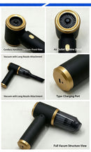2000mAh wireless high suction dual-purpose car vacuum cleaner for suction and blowing