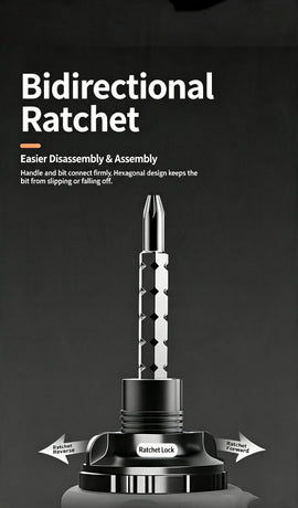 34 in one ratchet screwdriver set (boxed)