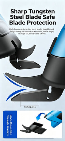 Small portable electric round knife for charging and cutting fabrics