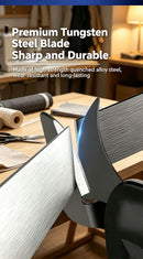 Small portable electric round knife for charging and cutting fabrics