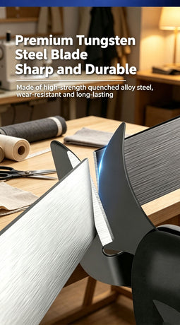 Small portable electric round knife for charging and cutting fabrics