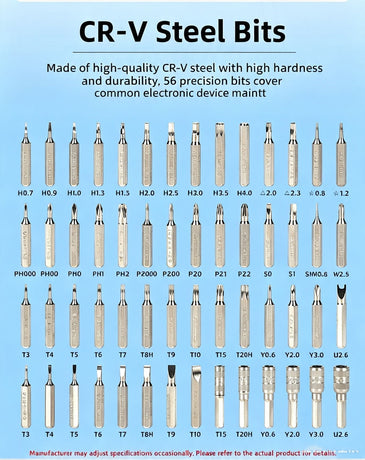 60 in one multifunctional screwdriver set