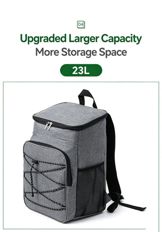 Double shoulder waterproof Oxford cloth insulation bag 23L