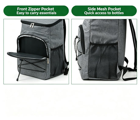 Double shoulder waterproof Oxford cloth insulation bag 23L
