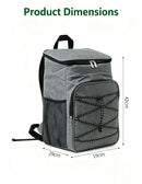 Double shoulder waterproof Oxford cloth insulation bag 23L
