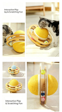 Cat Scratch Ball with Non-Dusting Spinning Bell,small