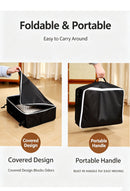 Portable Foldable Cat Litter Box for Travel,small blue