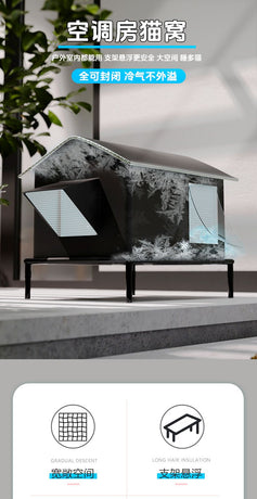 Winter removable and washable cold resistant outdoor pet nest,Without ice box