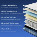 Audreamy Kaveno Kids Mattress Cool Gel King Single