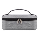 Insulated Lunch Bag, Waterproof Lunch Box with Handle Lunch Tote Bag Portable Food Storage for Office Work Outdoor Picnic, Grey