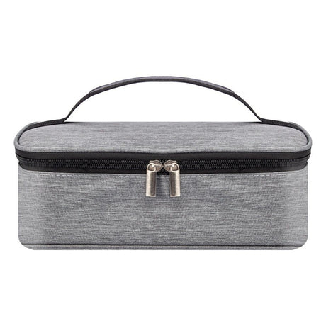 Insulated Lunch Bag, Waterproof Lunch Box with Handle Lunch Tote Bag Portable Food Storage for Office Work Outdoor Picnic, Grey