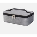 Insulated Lunch Bag, Waterproof Lunch Box with Handle Lunch Tote Bag Portable Food Storage for Office Work Outdoor Picnic, Grey