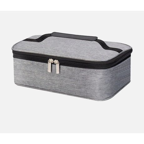 Insulated Lunch Bag, Waterproof Lunch Box with Handle Lunch Tote Bag Portable Food Storage for Office Work Outdoor Picnic, Grey