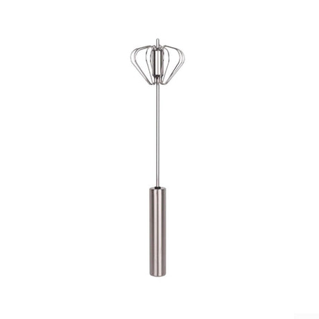 Rotated Whisk Blender, Whisk, Hand Push Mixer Stirrer, Stainless Steel Balls Whisk, Whisk Manual Mixer Whisk for Kitchen Cooking, Stirring, Whisking, Beating (12.4in), Whisk