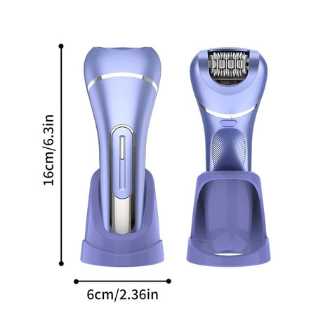 Epilator for Women, 7 in 1 Hair Removal for Women, Body Shaver, Bikini Trimmer, Face Razor, Facial Brush, Face Massage, Foot Callus Remover, IPX7 Waterproof Electric Shavers, Ideal Female Gift