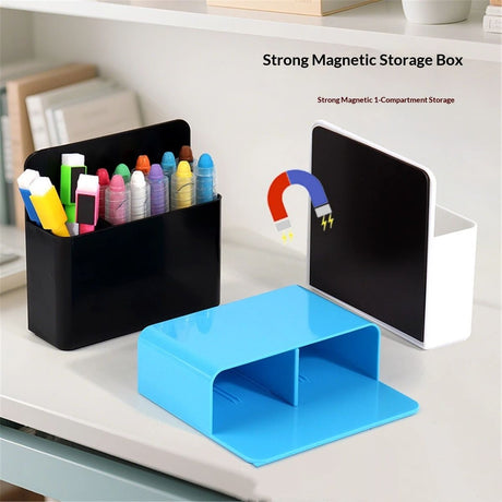 Pack of 5 Magnetic Dry Erase Marker Holder, Pen Pencil Holder Storage Organizer for Whiteboard, Refrigerator and Other Magnetic Surfaces