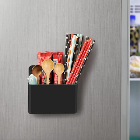 Pack of 5 Magnetic Dry Erase Marker Holder, Pen Pencil Holder Storage Organizer for Whiteboard, Refrigerator and Other Magnetic Surfaces