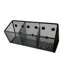 Magnetic Pencil Holder - Extra Strong Magnets Mesh Marker Holder Perfect for Whiteboard, Refrigerator and Locker Accessories (3 Baskets, 1 Pack Black)